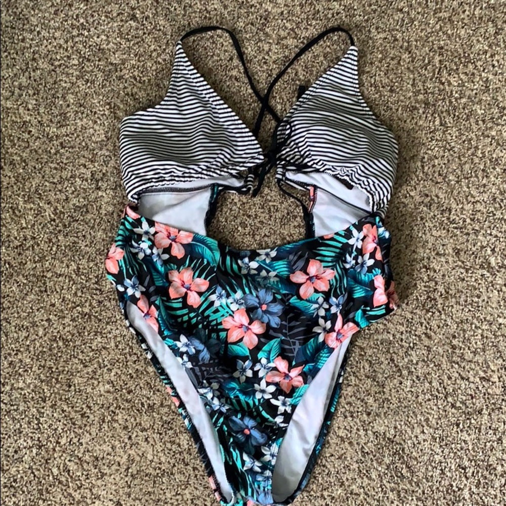 SO Tie-Front Monokini One-Piece Swimsuit | NWOT